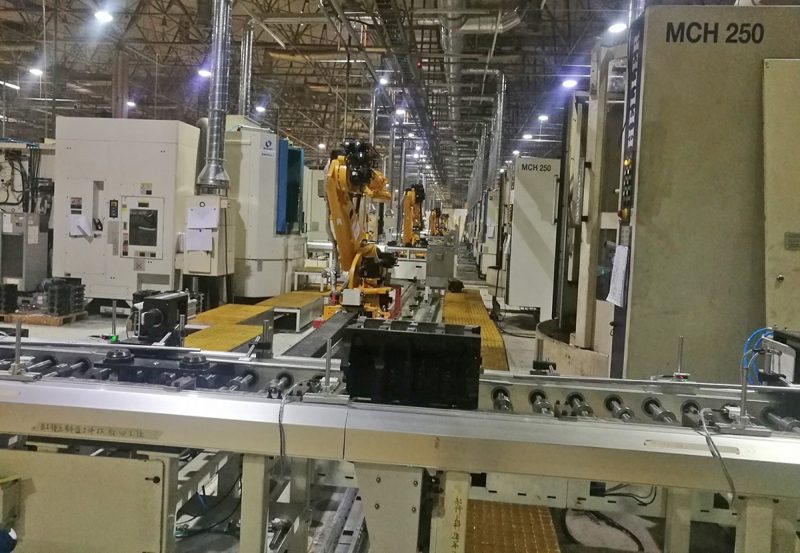 A Certain Company's E4G16 Engine Cylinder Production Line