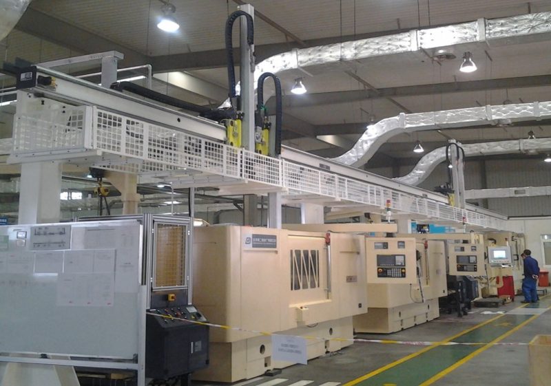 A Certain Company's Automatic Production Line For Car Crankshafts