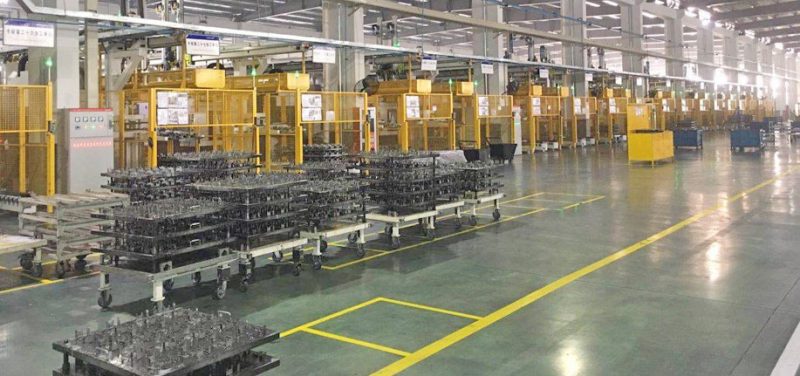 某公司机电刹车盘无人工厂